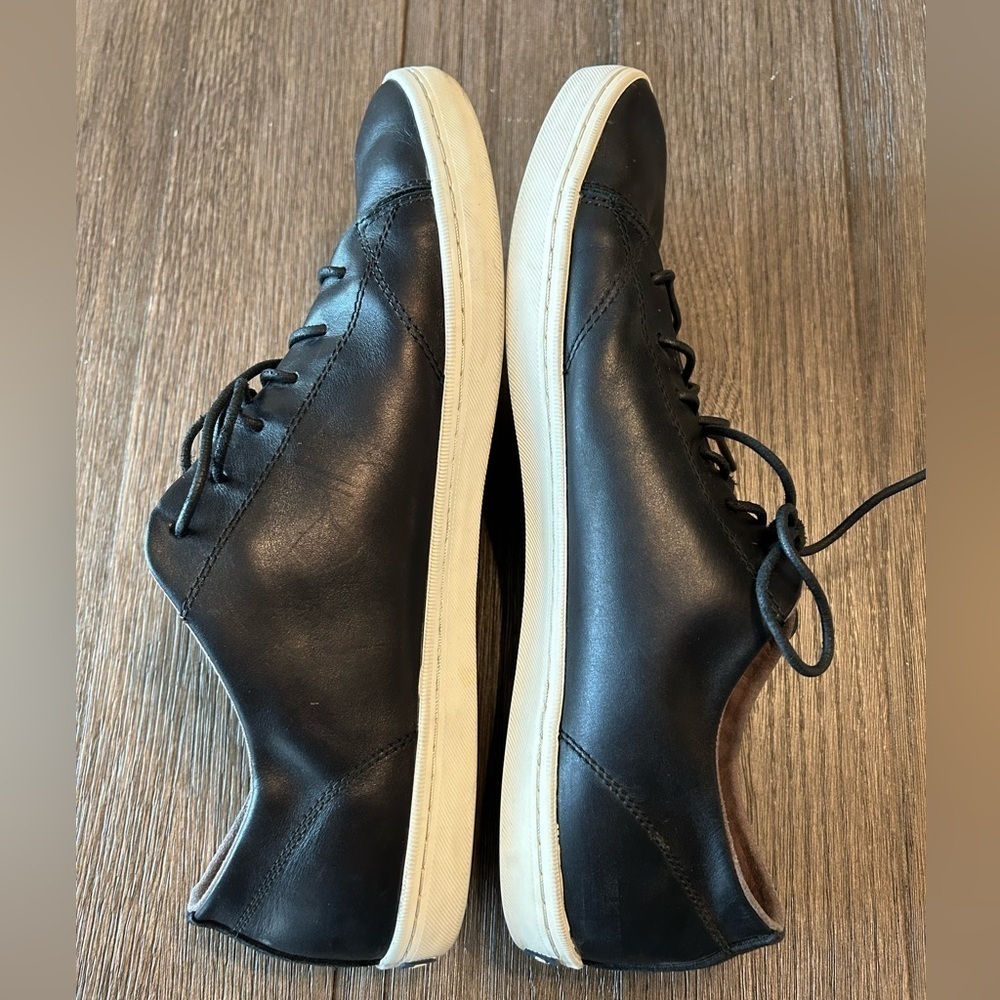 Cole Hahn Men’s Black Leather Lace Up Sneakers. Size 13 - Picture 5 of 9